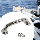 Round Polished Yacht RV Adjustable 8" Grab Handle Stainless Steel Boat Handrail