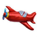 Kids Birthday Plane Theme Party Supply Inflation Spacecraft Foil Balloons