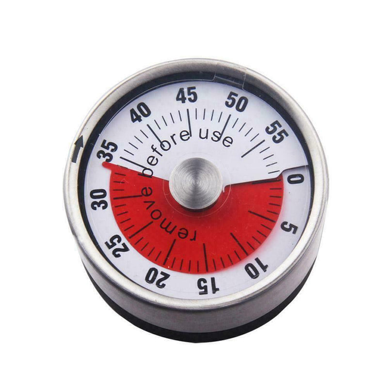 Portable Kitchen Timer Cooking Wind Up Timer Alarm Clock Stopwatch P9F0
