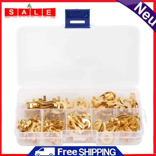150pcs/set Wire Cable Connectors Ring Crimp Terminal Electrical Metal Connector