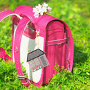 Mini Diamond Painting Four Houses Cross Stitch Mosaic Kit Key Ring Bag Decor