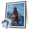 Painting By Numbers Acrylic Hand Painted Swimming Woman Digital Picture Decor