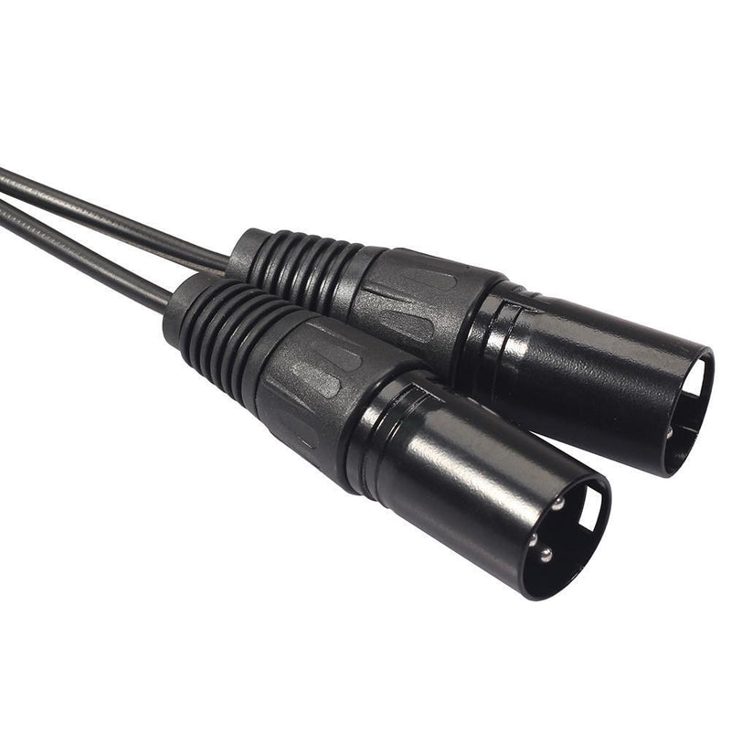 Dual RCA Male to XLR Male Cable 2 XLR to 2 RCA Plug HIFI Stereo Audio Cable