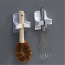 Garden Self Adhesive Dustpan Hanger Storage Rack Mop Gripper Broom Holder