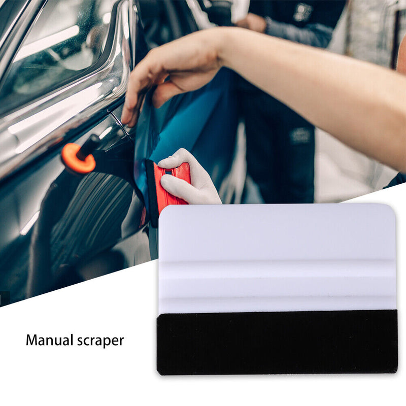 Auto Styling Window Ice Remover Wash Car Felt Scraper Film Wrapping Accessori