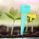 12pcs Automatic Watering Spikes System for Plants Drip Irrigation (Green)
