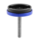 JUNERAIN MTB Racing Bike Computer Holder Stem Cap Stopwatch Speedometer Bracket (Blue)