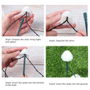 Mushroom Fairy String Lights Solar Garden Lights 20 LED Solar Mushroom Lamp