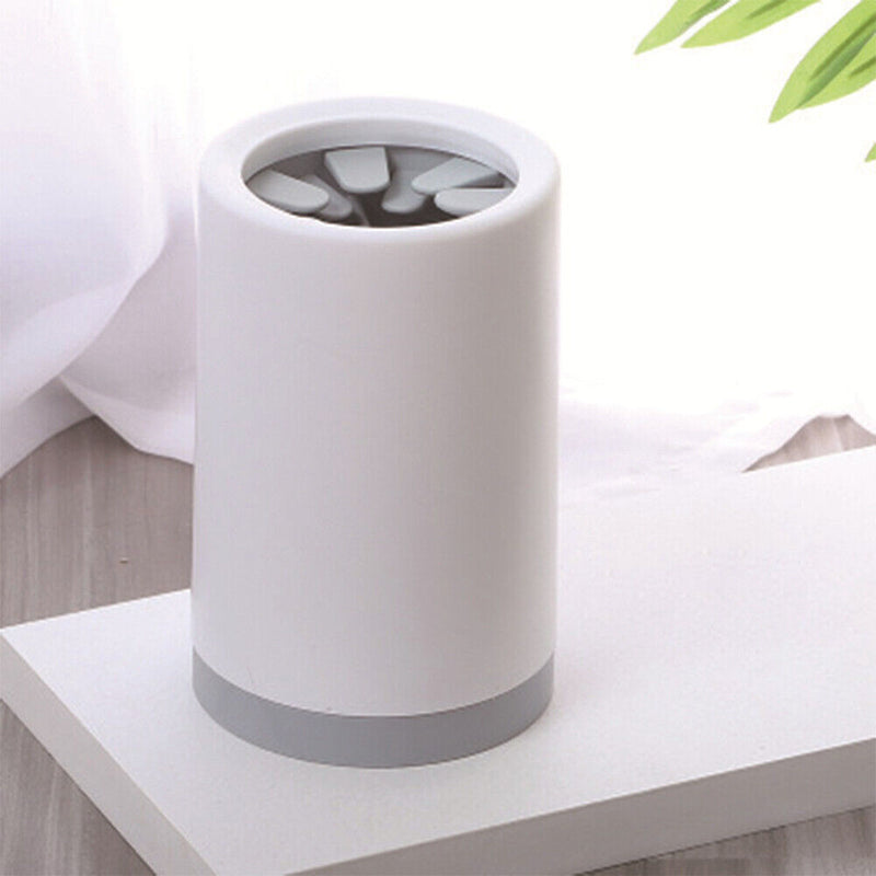 Pet Paw Cleaner Foot Wash Cleaning Cup Cats Dogs Paw Clean Brush (Grey S)