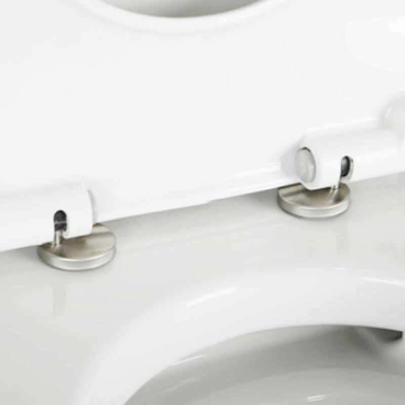 Chrome Replacement Hinge Toilet Seat Hinges Fittings Screws Toilet Linker