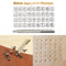 36pcs Steel Alphabet Number Stamp Punch Set for Leather Craft Tools Kit  Newly