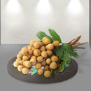 Crystal Epoxy Mold Round Fruit Dessert Storage Tray Handmade Silicone Mold W0B1