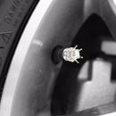 4pcs Universal Crown-Shaped Car Tyre Valve Caps Dust-Proof Tire Valve Covers