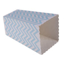 12pcs Wave Pattern Folding Popcorn Boxes for Birthday Party Wedding(Blue)