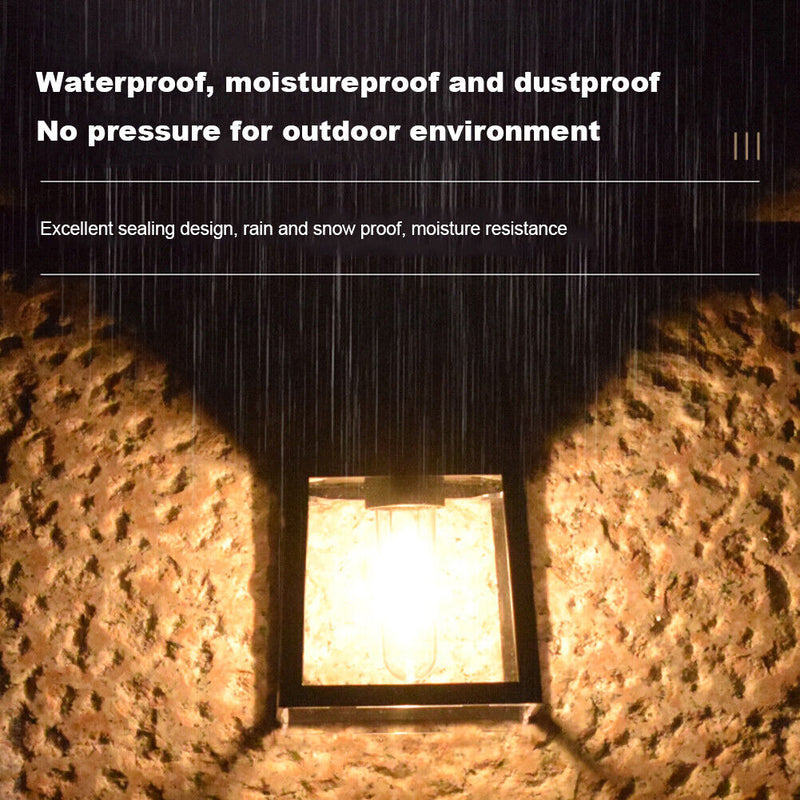 Waterproof Solar Light Decorative Tungsten Lamps Outdoor Wall Garden Decoration