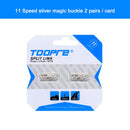 TOOPRE 2 Pairs Bicycle Chain Link Connector MTB Bike Master Links (11S) Newly