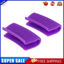 Silicone Heat Insulation Mitt Glove Casserole Ear Pan Pot Oven Grip/Purple