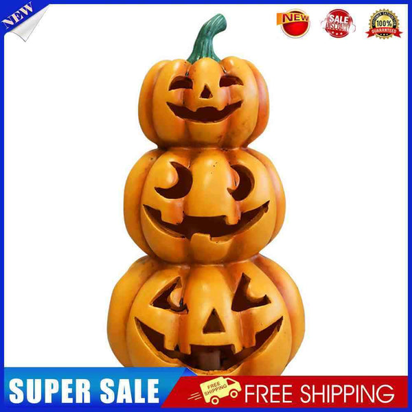 Creative Halloween Pumpkin Lantern Easy Use Outdoor Garden Halloween Party