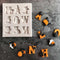 Halloween Letter Alphabet Silicone Chocolate Fondant Cake DIY Moulds Mold Q6I9