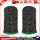 2pcs 24-Stitch Mobile Game Finger Cover Anti-Sweat Anti-Skid (Black Green) Newly