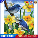 Bird and Flower Oil Paint By Numbers DIY Handpainted on Canvas Wall Art Kit