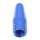 5pcs Bicycle Presta High Aluminium Pressure Valve Caps Dust Covers (Blue) Newly