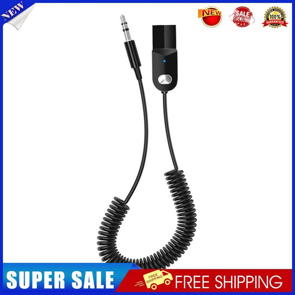 AUX Bluetooth-compatible 5.0 Audio Receiver Handsfree Music Adapter for Car