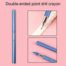 Dual Heads Gem Picking Point Drill Pen Diamond Painting Wax Pencil (Blue) Newly
