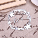 3pcs Metal Circle Punching Molds Stars Carbon Steel Stencil for Cutting Walls