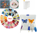 Embroidery Yarn Pen Set Cross Stitch Fabric Threaders DIY Craft Sewing Tools