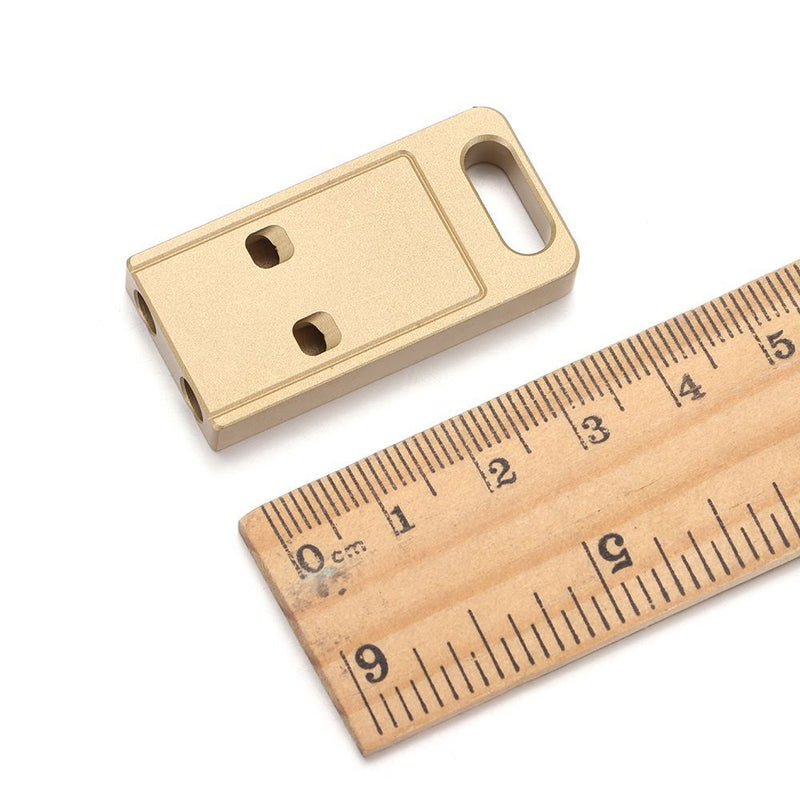 Double Pipe Whistle Keychain Cheerleading Emergency Multi Tool Survival Whistle