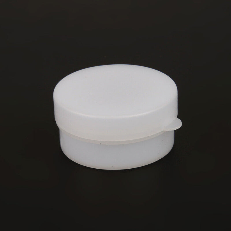 50pcs Plastic Cosmetic Sample Container 5 Grams Jars Pot Small Blank White