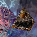 Ogan Pyramid Handmade Crushed Stone Crystal Energy Pyramid Jewelry (D)