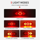 Bike Tail Light Bicycle Turn Signal Bright Rear Lamp Safety Indicator