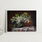 Frameless Oil Paint By Numbers Flowers DIY Canvas Picture Craft for Home