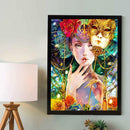 5D DIY Full Drill Diamond Painting Beautiful Woman Cross Stitch Embroidery