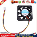 12V DC 6cm PC Cooling Portable Fan Ball Bearing 3 Pin Connector P4 Newly