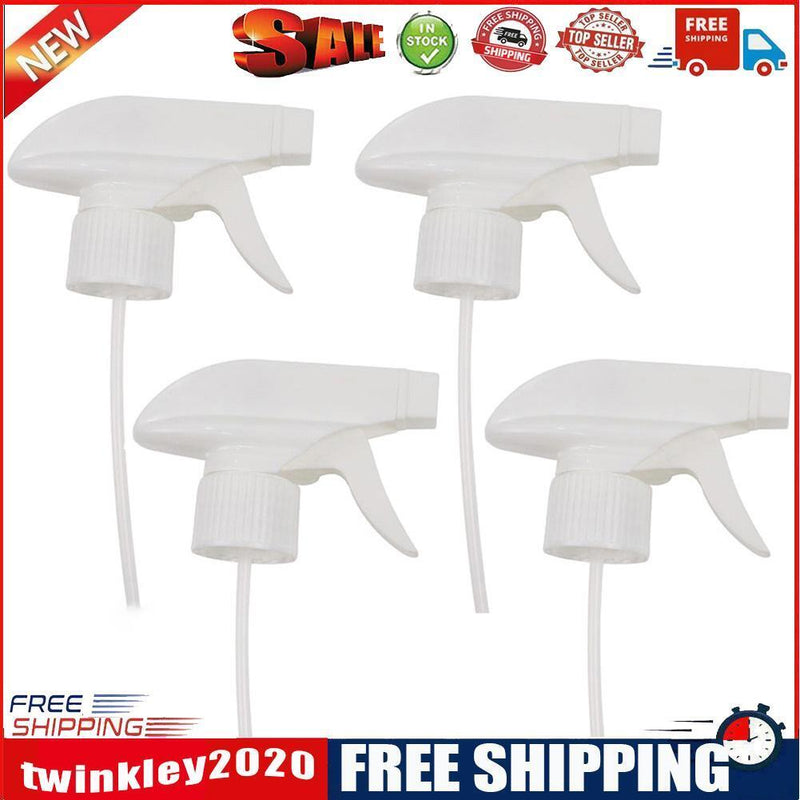 4pcs Mist Stream Sprayer Replacement Trigger Handheld Spray Nozzles (White)