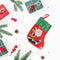 3pcs Christmas Stockings Hanging Pendants DIY Diamond Painting Kit (WZ001) Newly
