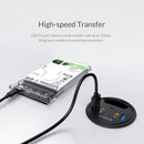 ORICO Desktop Grommet USB 3.0 HUB Type-A Type-C Audio Dongle Splitter Adapter