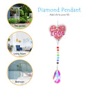 DIY 5D Mosaic Light Catcher Jewelry Rhinestone Wind Chime Window Hanging Craf