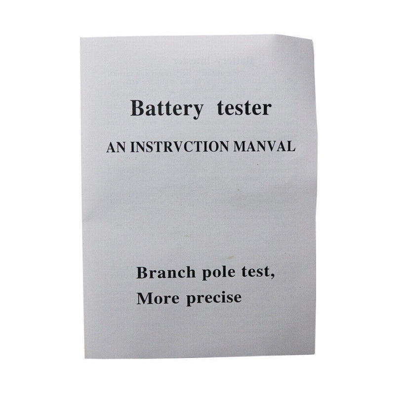 Battery Load Tester and Voltmeter - 100 Amp 6V 12V for Cars Small Trucks RVs ATV