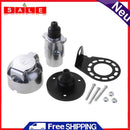 7 Way RV Boat Truck Trailer Metal Plug Male Adapter with Outlet Kit for Bitter