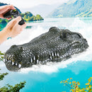 Flytec V002 Waterproof 2.4GHz Alligator RC Boat Simulation Spoof Toys Green