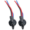 2pcs 7443 T20 Bulb Connector Male Adapter for Automotive Turn Signal Bulb Socket