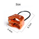 Rappel ATC Belay Device Descender Camping Rock Climbing Equipment (Orange) Newly