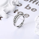 Style Adjustable Accessories Open Ring Transfer Beads Thumb Rings Anxiety Ring