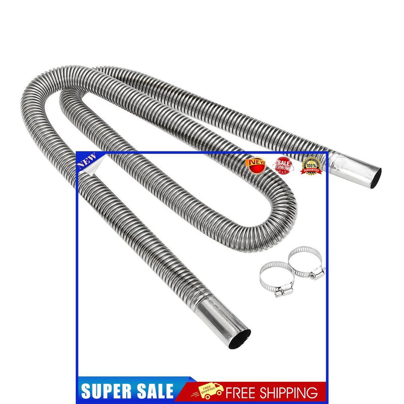 Parking Air Heater Pipe 2.5cm Inner Stainless Steel Exhaust Pipe Car Tool