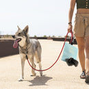 Pets Garbage Poop Bag Dispenser Dog Waste Bag Holder Organizer (Light Blue)