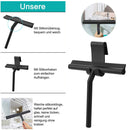 Door Mirror Shower Squeegee Scraper Silicone Window Glass Wiper with Hook Newly